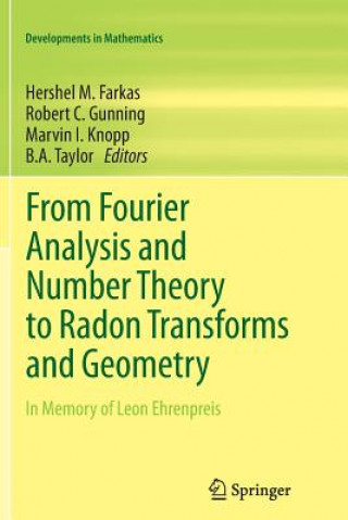 From Fourier Analysis and Number Theory to Radon Transforms and Geometry