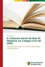Clausula Geral da Boa-fe Objetiva no Codigo Civil de 2002