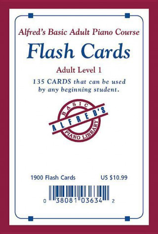 ALFREDS BASIC ADULT FLASH CARDS LEVEL 1