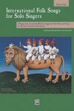 INTERNATIONAL FOLK SONGS MEDHIGH BOOK