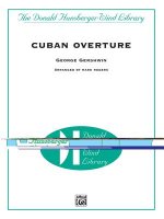 CUBAN OVERTURE CONCERT BAND