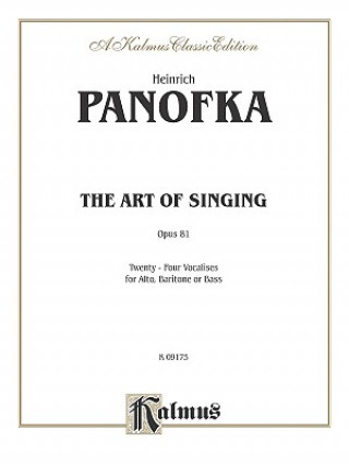 PANOFKA ART OF SINGING OP 81 AL