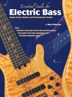 ESSENTIAL SCALES FOR ELEC BASS 1