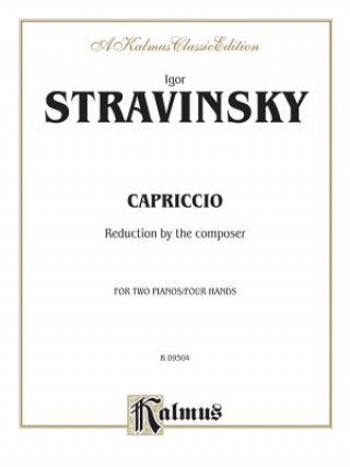 STRAVINSKY CAPRICCIO 2P4H