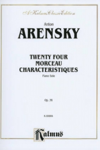 ARENSKY 24 MORCEAU CHARACTPS