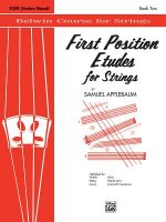 FIRST POSITION ETUDES FOR STRINGS SCORE