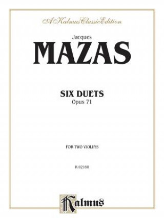 MAZAS SIX DUETS 2 VLNS OP 71