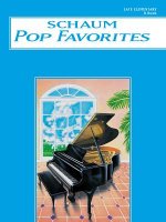 SCHAUM POP FAVORITES B BLUE