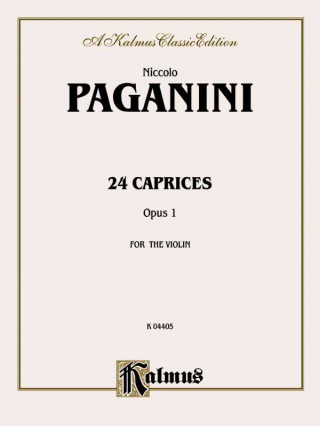 PAGANINI 24 CAPRICES OP 1 V