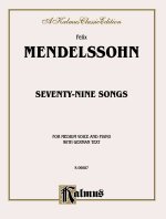 MENDELSSOHN 79 SONGS MED VOC SOL