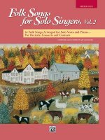 FOLK SONGS FOR SOLO SINGERS 2 BOOK MH