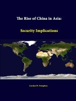 Rise of China in Asia: Security Implications