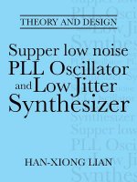 Supper low noise PLL Oscillator and Low Jitter Synthesizer