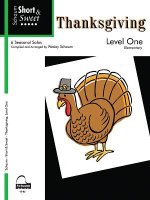 SHORT & SWEET THANKSGIVING LEVEL 1