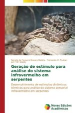 Geracao de estimulo para analise do sistema infravermelho em serpentes
