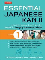 Essential Japanese Kanji Volume 1