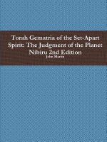 Torah Gematria of the Set-Apart Spirit: the Judgment of the Planet Nibiru 2nd Edition