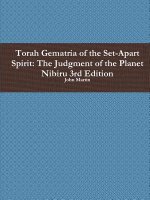 Torah Gematria of the Set-Apart Spirit: the Judgment of the Planet Nibiru 3rd Edition