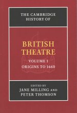 Cambridge History of British Theatre 3 Volume Paperback Set