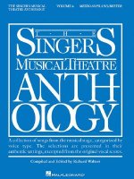 Singer's Musical Theatre Anthology: Mezzo-Soprano/Belter Vol