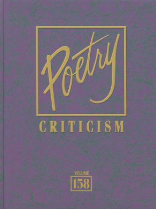 Poetry Criticism, Volume 158