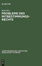 Probleme des Mitbestimmungsrechts