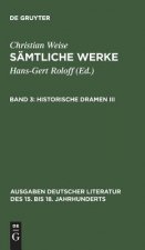 Samtliche Werke, Band 3, Historische Dramen III