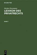 Lexikon Des Privatrechts