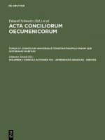 Concilii actiones VIII - Appendices Graecae - Indices