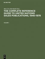 Complete Reference Guide to United Nations Sales Publications, 1946-1978