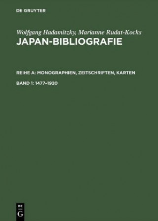 Japan-Bibliografie, Band 1, Japan-Bibliografie (1477-1920)