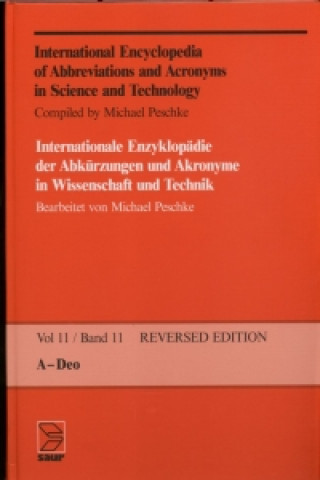 International Encyclopedia of Abbreviations and Acronyms in Science and Technology, Volume 11, A - Deo