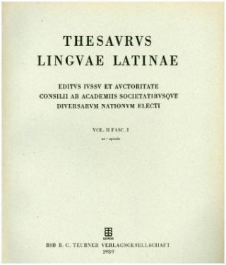 Thesaurus linguae Latinae. an - Byzeres / an - apluda