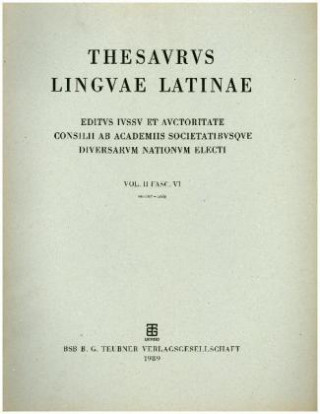 Thesaurus linguae Latinae. an - Byzeres / auctor - avis