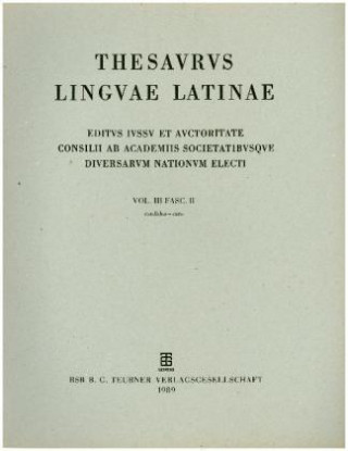 Thesaurus linguae Latinae. c - comus / candidus - caro