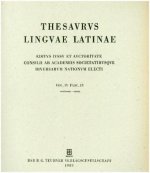 Thesaurus linguae Latinae. con - cyulus / continosus - cornix