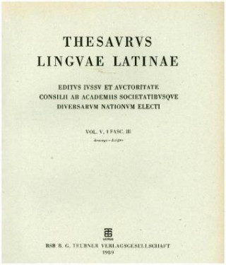Thesaurus linguae Latinae. . d - dze / demergo - desingo