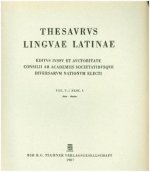 Thesaurus linguae Latinae. . d - dze / dicio - dimico