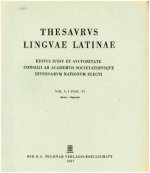 Thesaurus linguae Latinae. . d - dze / dimico - disputatio