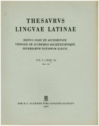 Thesaurus linguae Latinae. . d - dze / duco - dze