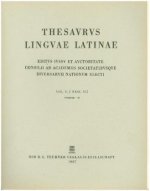 Thesaurus linguae Latinae. . e - ezoani / etiamnum - ex