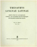 Thesaurus linguae Latinae. . f - gemo / flumen - forum