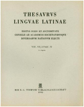 Thesaurus linguae Latinae. . intestabilis - lyxipyretos / is - iugum