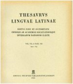Thesaurus linguae Latinae. . intestabilis - lyxipyretos / laqueo - lego