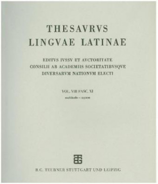 Thesaurus linguae Latinae. m - myzon / multitudo - myzon
