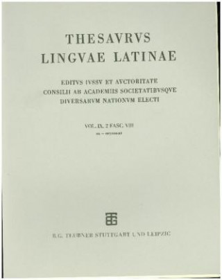 Thesaurus linguae Latinae. . o - ozynosus / os - ozynosus