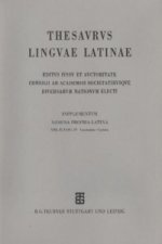 Thesaurus linguae Latinae. Supplementum: Onomasticon. C - Cyzistra / Constantius - Cyzistra