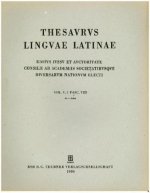 Thesaurus linguae Latinae. . d - dze / do - dolor
