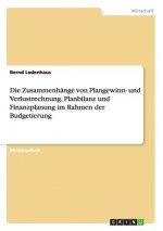 Zusammenhange von Plangewinn- und Verlustrechnung, Planbilanz und Finanzplanung im Rahmen der Budgetierung