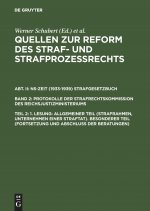 Quellen zur Reform des Straf- und Strafprozessrechts, Teil 2, 1. Lesung